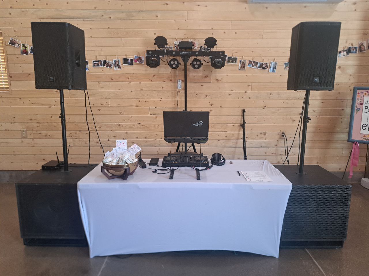 DJ Setup — Barn Venue