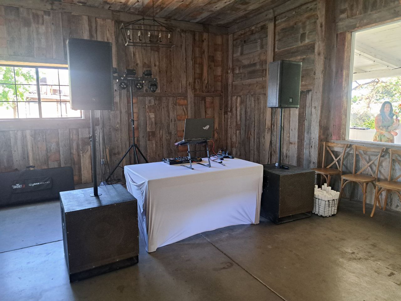 Outdoor Wedding Setup